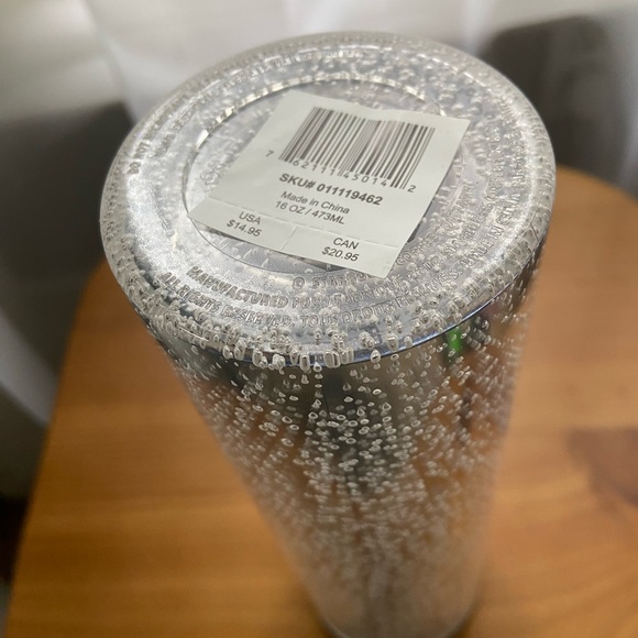 STARBUCKS Holiday 2020 Silver Bubbles Hot
Tumbler Cup Christmas 16 oz White new - Picture 4 of 5